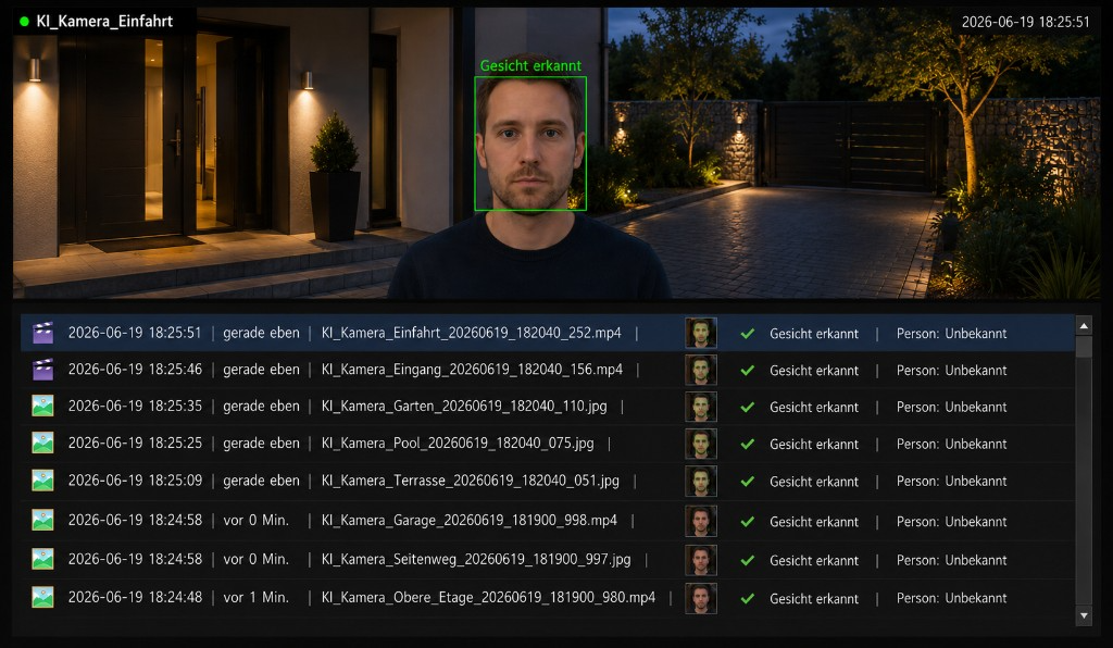 PerceptaX AI – Medienbrowser